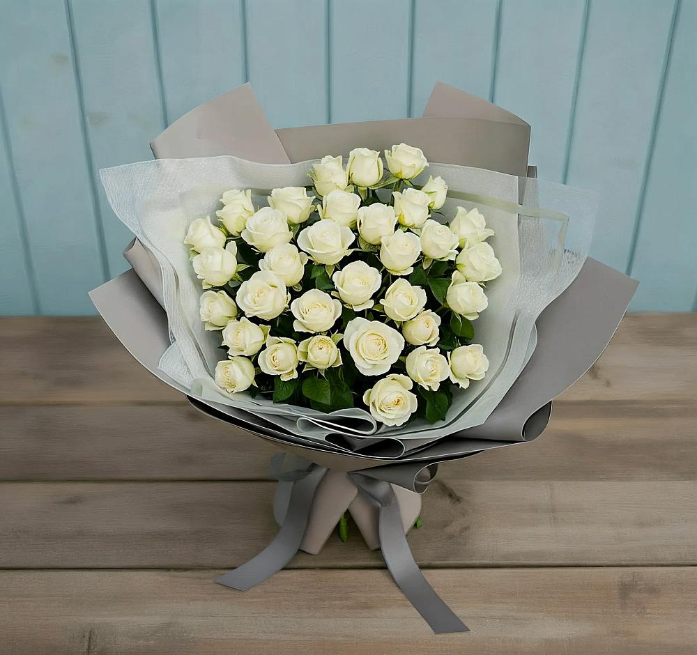 Букет Белоснежная нежность в Городище Волгоградской области