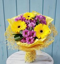 Букет цветов из:  Хризантемы и Герберы #REPLACE_PRED# Городище Волгоградской области