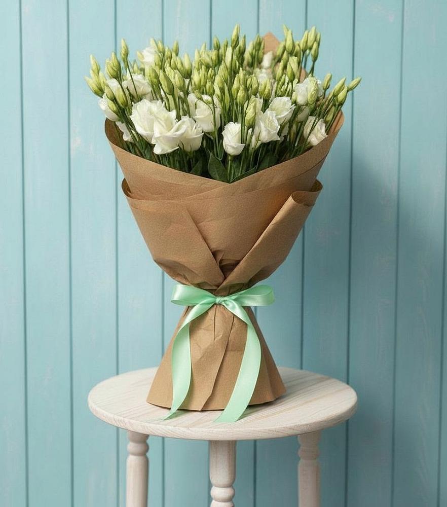 Букет цветов из: Лизиантусы в Городище Волгоградской области