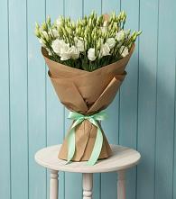 Букет цветов из:  Лизиантусы в Городище Волгоградской области