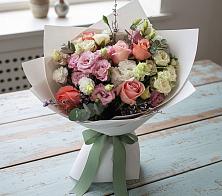 Букет цветов из:  Розы, Лизиантусы и Гвоздики #REPLACE_PRED# Городище Волгоградской области