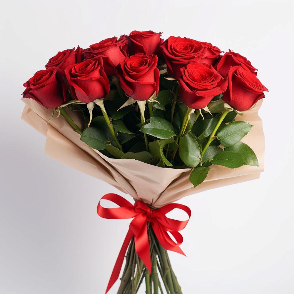 Букет 11 Красных роз Эдлесс Лав в Городище Волгоградской области