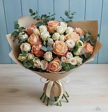 Букет цветов из:  Альстромерии и Розы #REPLACE_PRED# Городище Волгоградской области