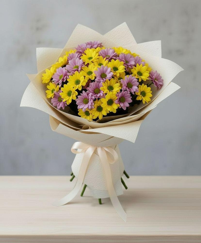 Букет цветов из: Хризантемы в Городище Волгоградской области