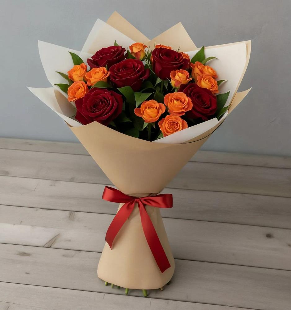 Букет Любовь и восторг в Городище Волгоградской области